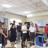 河东区区委书记李建成等辅导冒雨到访尊龙凯时智慧养老调查